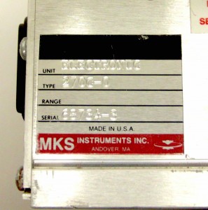 MKS 270-0